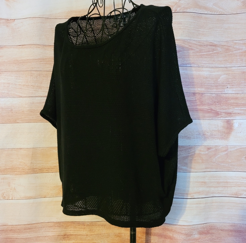 Forever 21 High-Low Sweater Crop Top